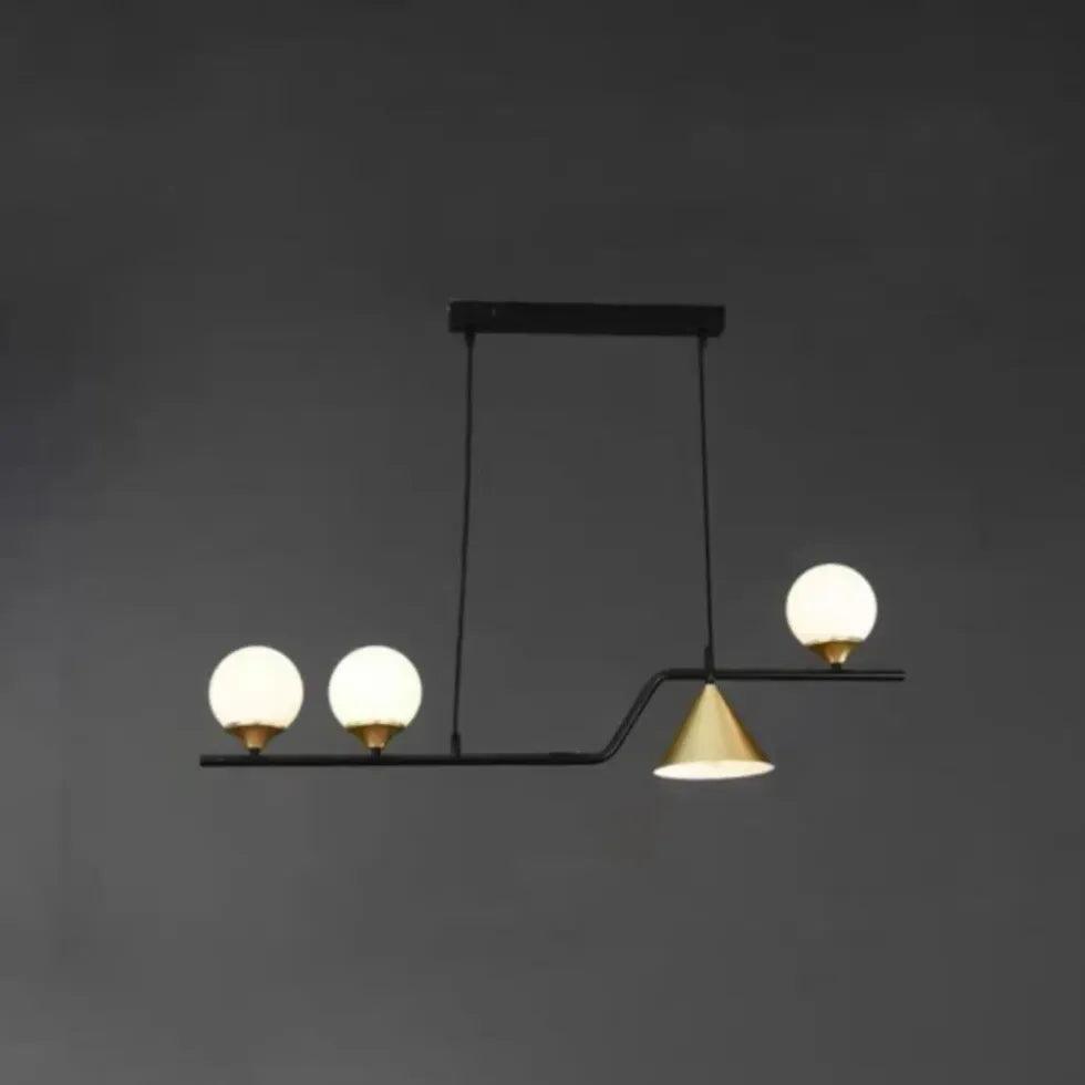 Contemporary Smoke Glass Pendant Light for Dining Room