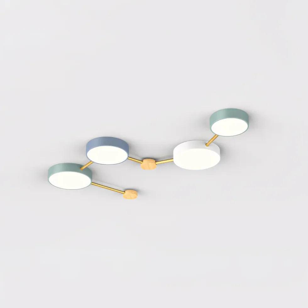 Macaron Round Bedroom Modern Ceiling Light