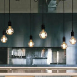 Multi-Light Spider Web Black LED Chandelier - Clowas