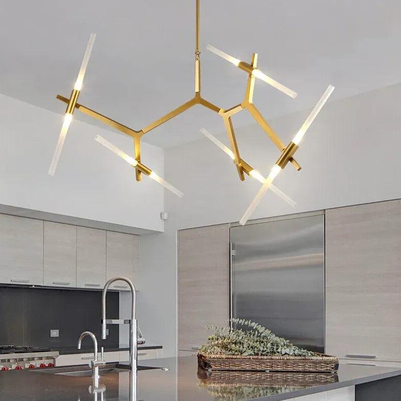 Multi-Rod Modern LED Chandelier Light - Clowas