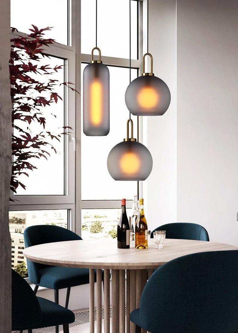 Nordic Global Clear Glass Pendant Light Fixture