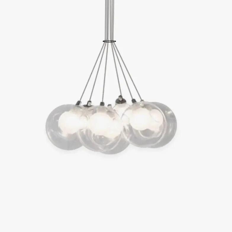 Glass Ball Cluster Pendant Light with Nordic Design