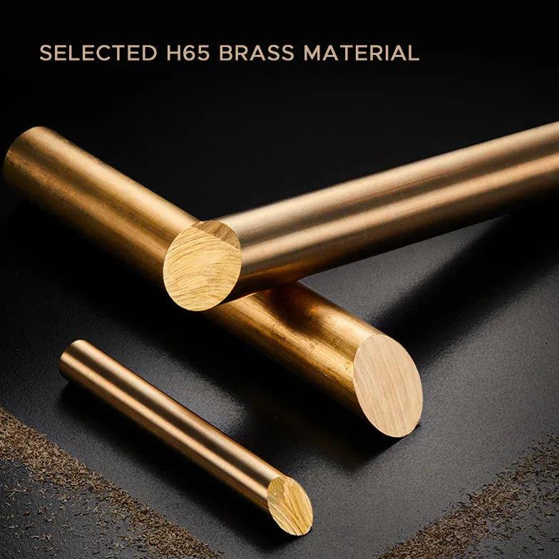 Ceiling Glass Light Fitting with Brass Ball Design