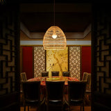 Weaving Kitchen Rattan Pendant Light