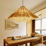 Umbrella Cover Kitchen Rattan Pendant Light