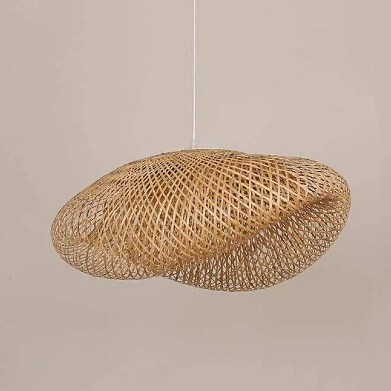 Hyperbolic Mesh Kitchen Rattan Pendant Light