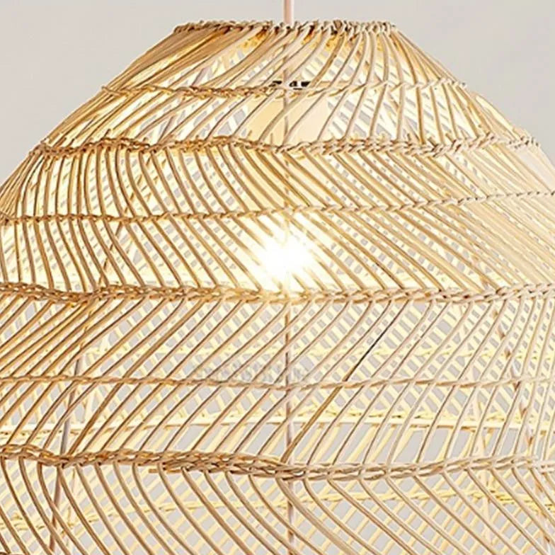 Bamboo Weaving Kitchen Rattan Pendant Light