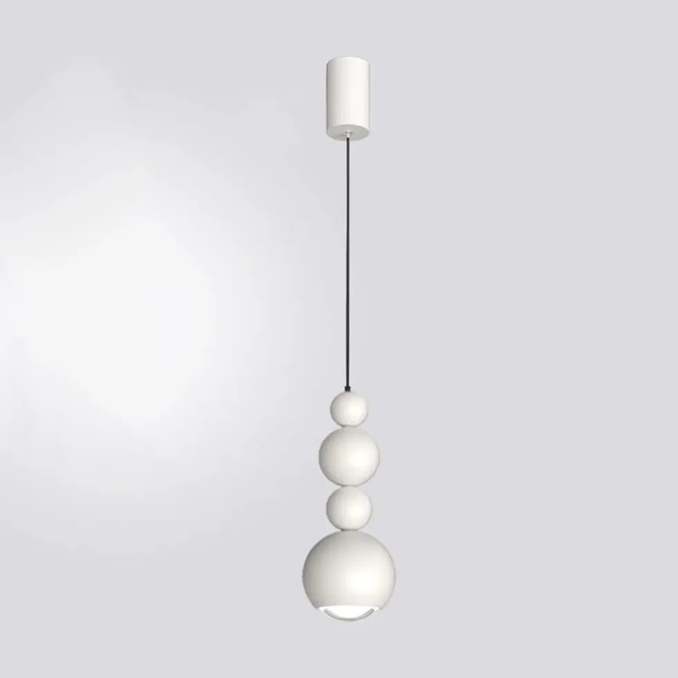 Wooden Balls Bedroom Vintage Pendant Light