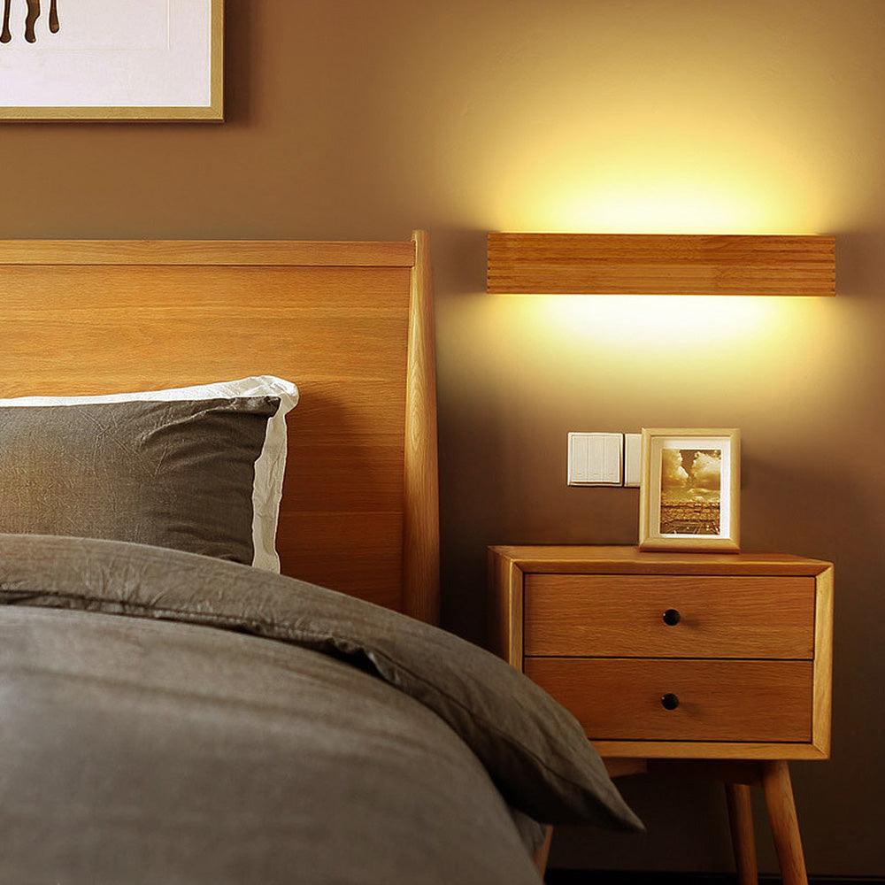 Wooden LED Wall Light for Bedroom Mirro