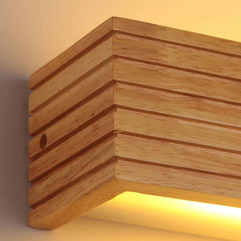 Wooden LED Wall Light for Bedroom Mirro