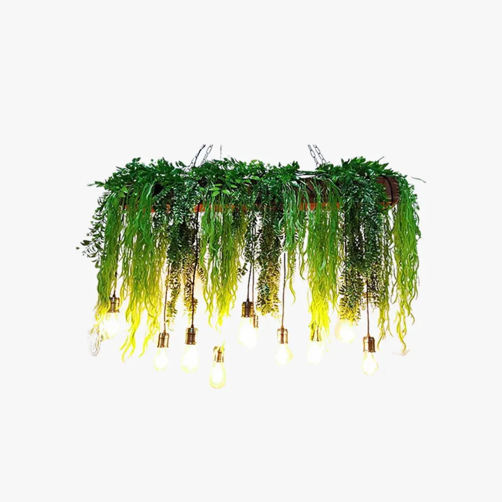 Green plants kitchen pendant light