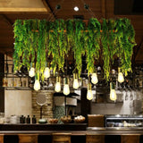 Green plants kitchen pendant light