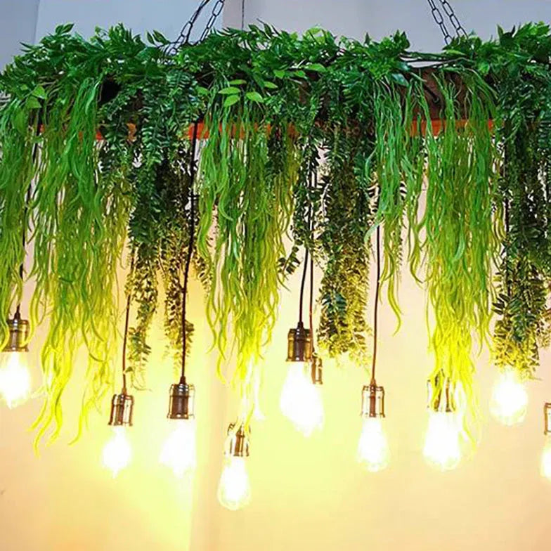 Green plants kitchen pendant light