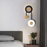 Geometry Modern Black Bedroom Wall Lights