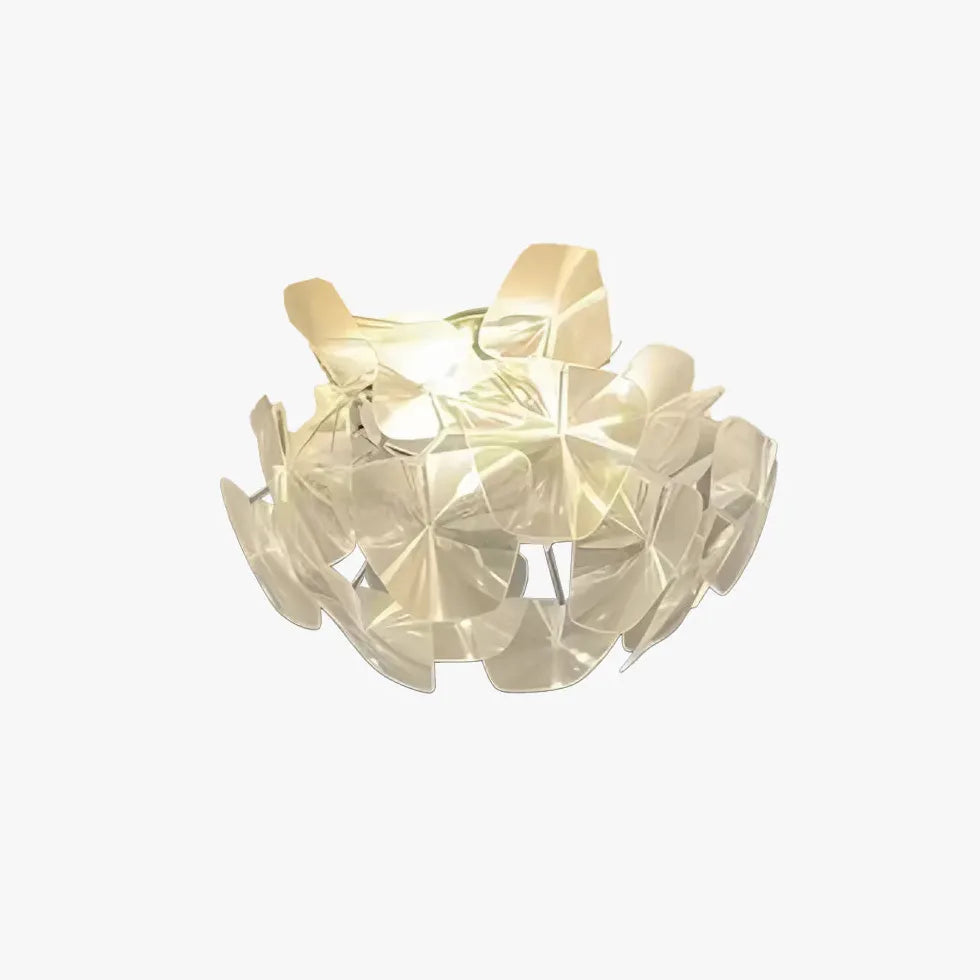 Transparent Leaves Modern Flush Ceiling Lights