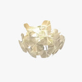 Transparent Leaves Modern Flush Ceiling Lights