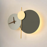 Clock Minimalist Led Modern Wall Lights