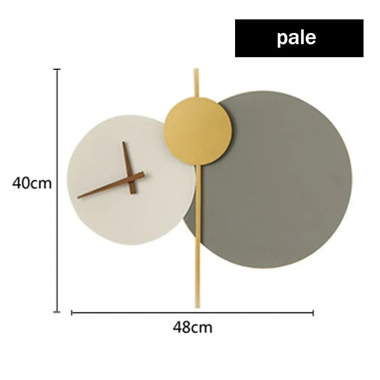 Clock Minimalist Led Modern Wall Lights