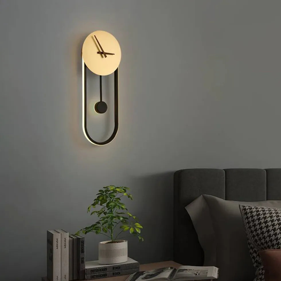 Pendulum Clock Design Modern Wall Lights