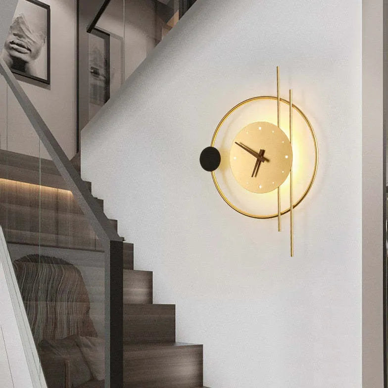 Clock Decoration Art Modern Wall Lights