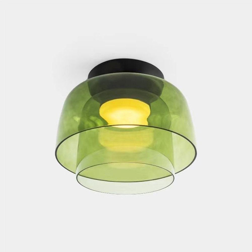 Vintage Glass Ceiling Light Fixtures for corridor
