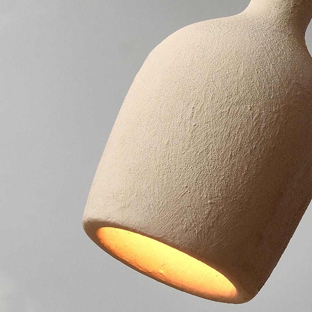 Wabi Sabi Resin Pendant Light for Bedroom