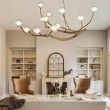 Nordic Rustic Tree Branch Pendant Light