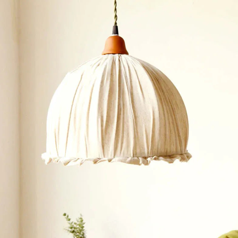 Fabric Art Bedroom Vintage Pendant Light