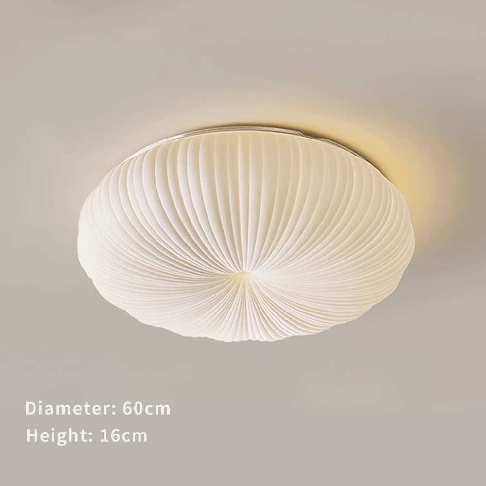 Pumpkin Metal Natural White Ceiling Light