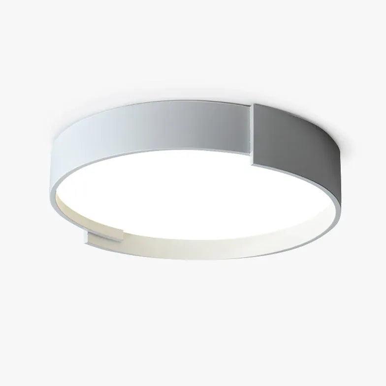 LED Modern Ceiling Light In Cream Round Design