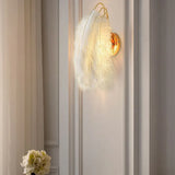 Feather Wall Light White Indoor