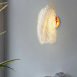 Feather Wall Light White Indoor