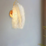 Feather Wall Light White Indoor