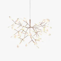 Rose Gold Branches LED Modern Chandelier