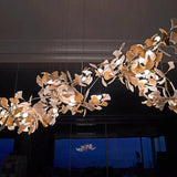 White Leaf-Shaped Modern Pendant Light