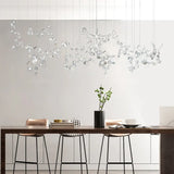 Compact Crystal Decor Modern Kitchen Pendant Light