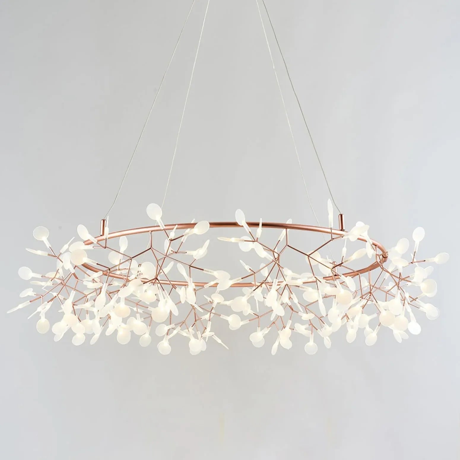 Branch Iron Ring for Living Room Chandelier