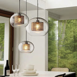 Bubble Art Glass Kitchen Pendant Light