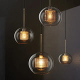 Bubble Art Glass Kitchen Pendant Light