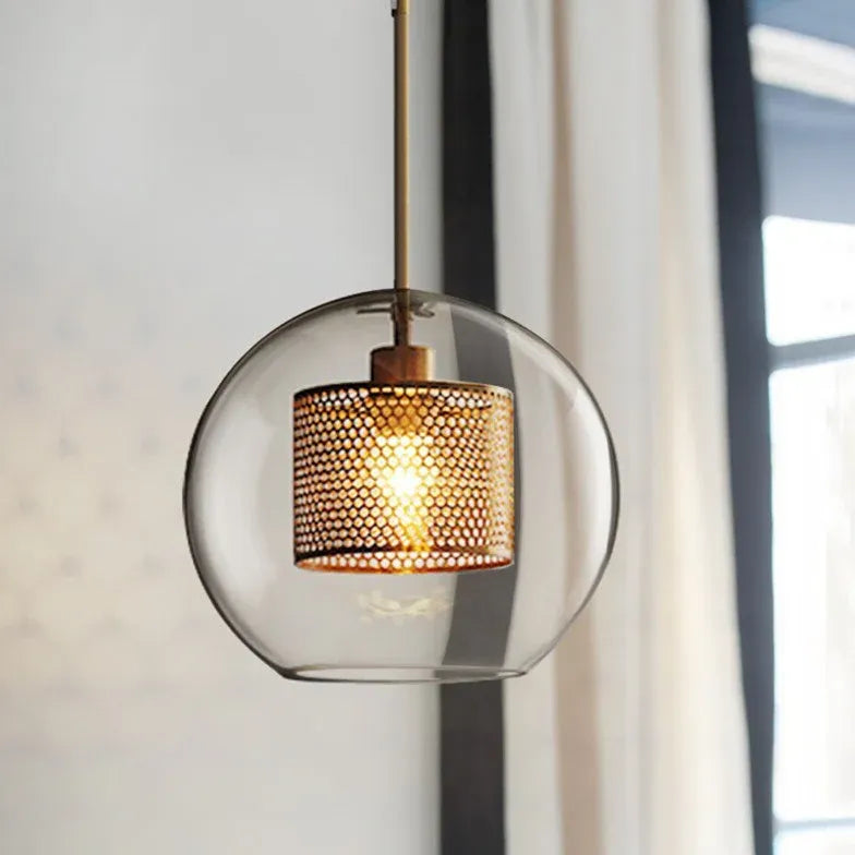 Bubble Art Glass Kitchen Pendant Light