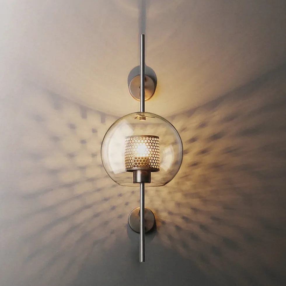 Honeycomb Glass Industrial Wall Lights