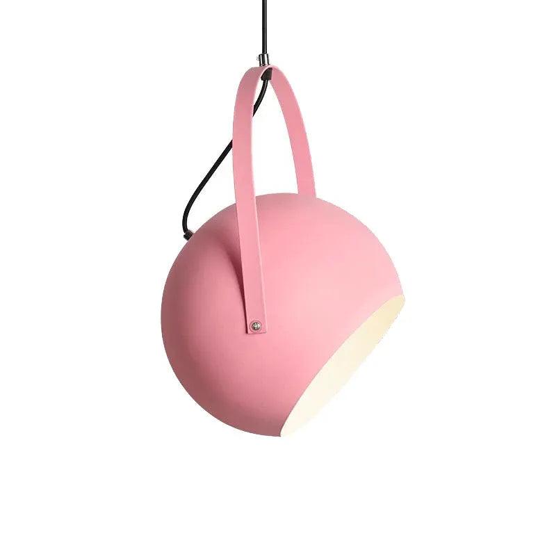 Open Handle Round Modern Pendant Light