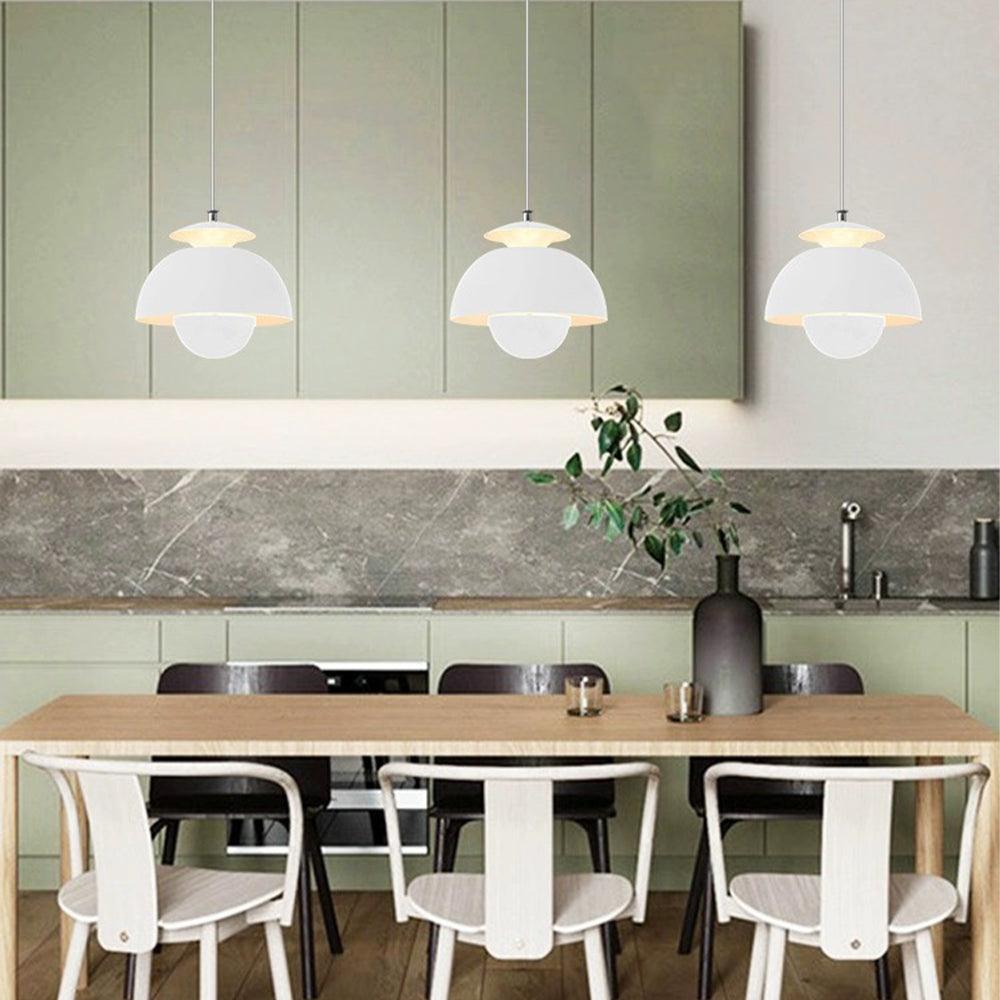 Orange Pendant Light Minimalist Bud Bedside