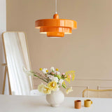 Orange Retro Single Head Iron Pendant Light