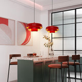 Orange Retro Single Head Iron Pendant Light