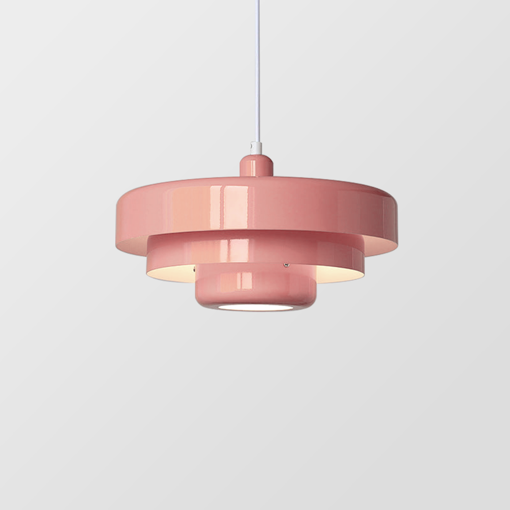 Orange Retro Single Head Iron Pendant Light