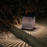 Perforated Lantern Handle Outdoor Floor lamps