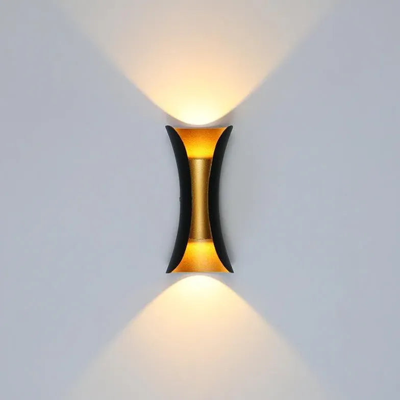 Black and Gold Wall Lights Outdoor Led