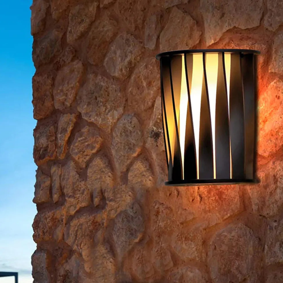 Cutout Aluminium Modern Outdoor Wall Lights