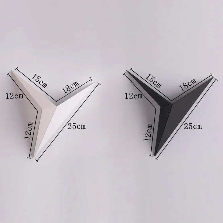 Upward Illumination Triangle Embedded Wall Lamp